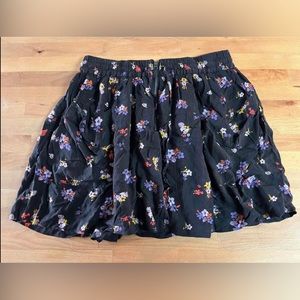 Floral Loose Mini Skirt